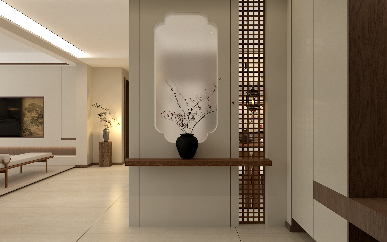 銀稅花園148㎡ | 出租房改造成這樣算不算成功？這個(gè)宋式美學(xué)的家簡(jiǎn)直贏(yíng)麻了！